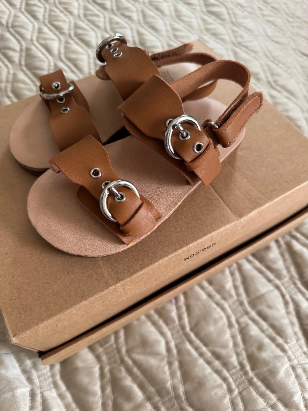 Zara Toddler Sandal - Leather Chestnut EU 23